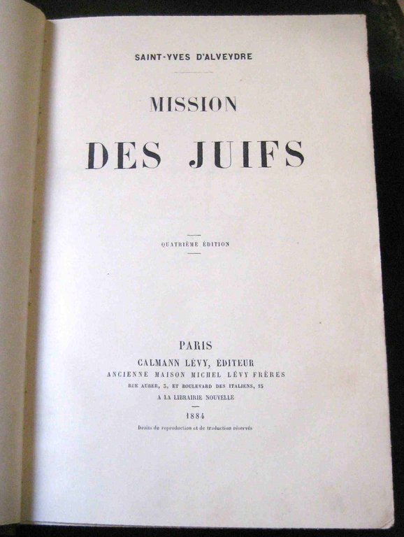 Mission des juifs