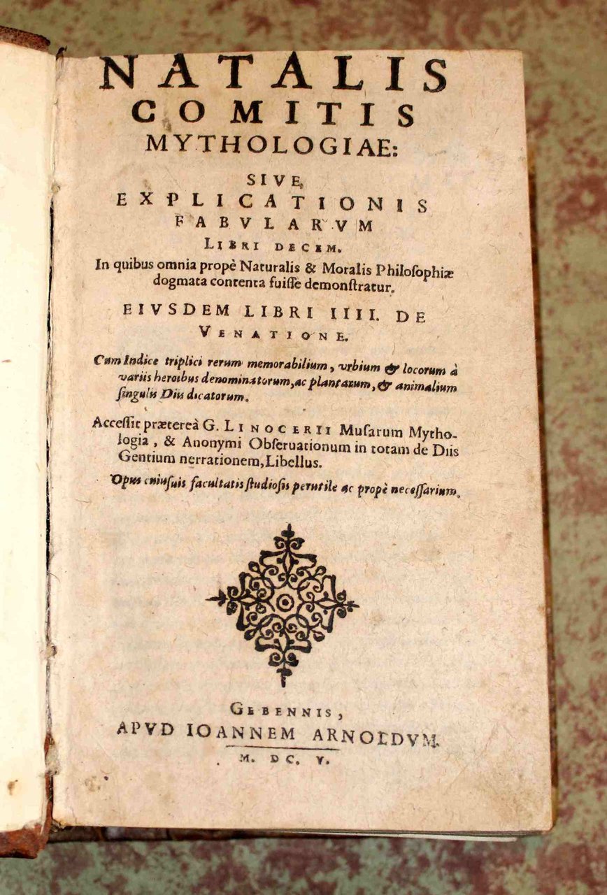 Natalis Comitis mythologiae, sive explicationis fabularum libri decem in quibus … | Immagine principale