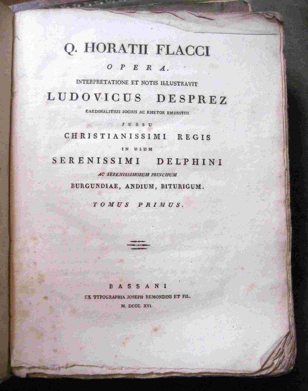 Opera interpretatione et notis illustravit Ludovicus Desprez. . In usum …