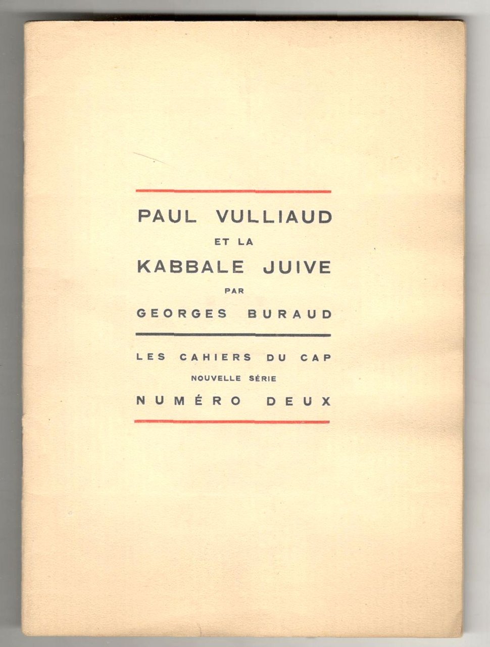 Paul Vulliaud et la kabbale juive