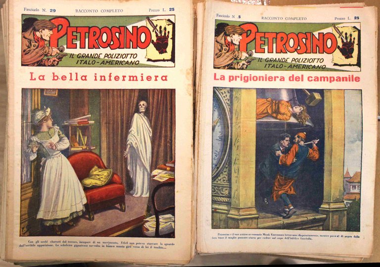 Petrosino il grande poliziotto italo-americano. Insieme di 88 fascicoli