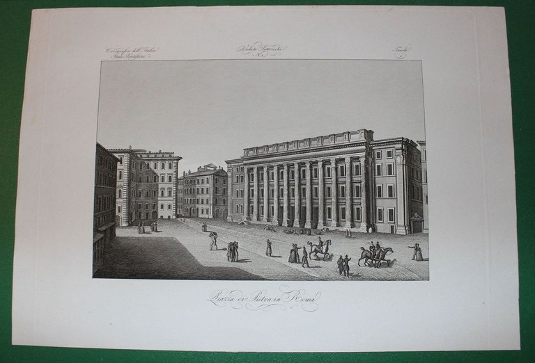 PIAZZA DI PIETRA IN ROMA