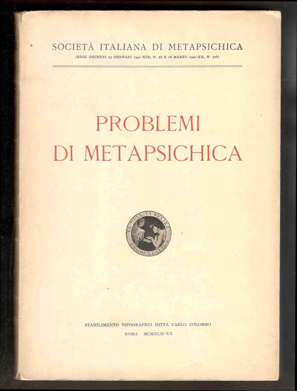 Problemi di metapsichica