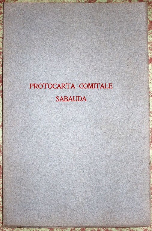 Protocarta comitale sabauda