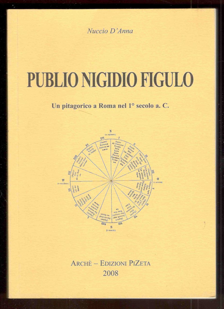 Publio Nigidio Figulo. Un pitagorico a Roma nel 1° secolo …