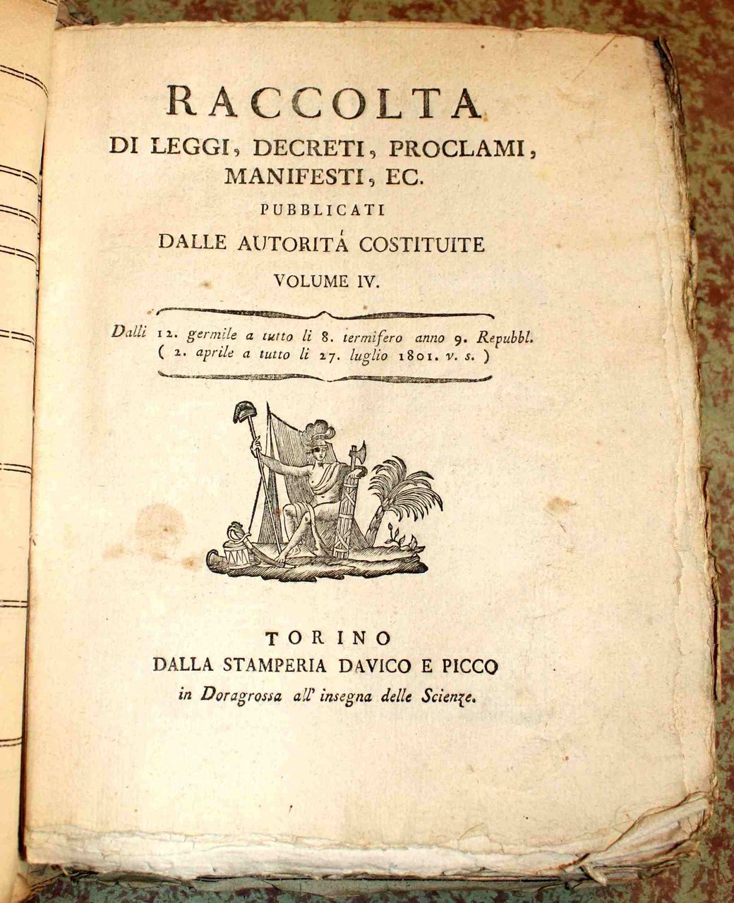 Raccolta di leggi, decreti, proclami, manifesti ec. Pubblicati dalle autorità …