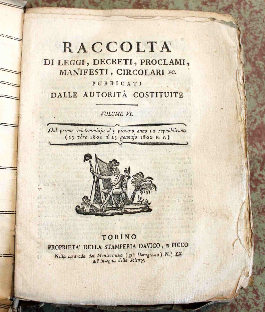 Raccolta di leggi, decreti, proclami, manifesti ec. Pubblicati dalle autorità …