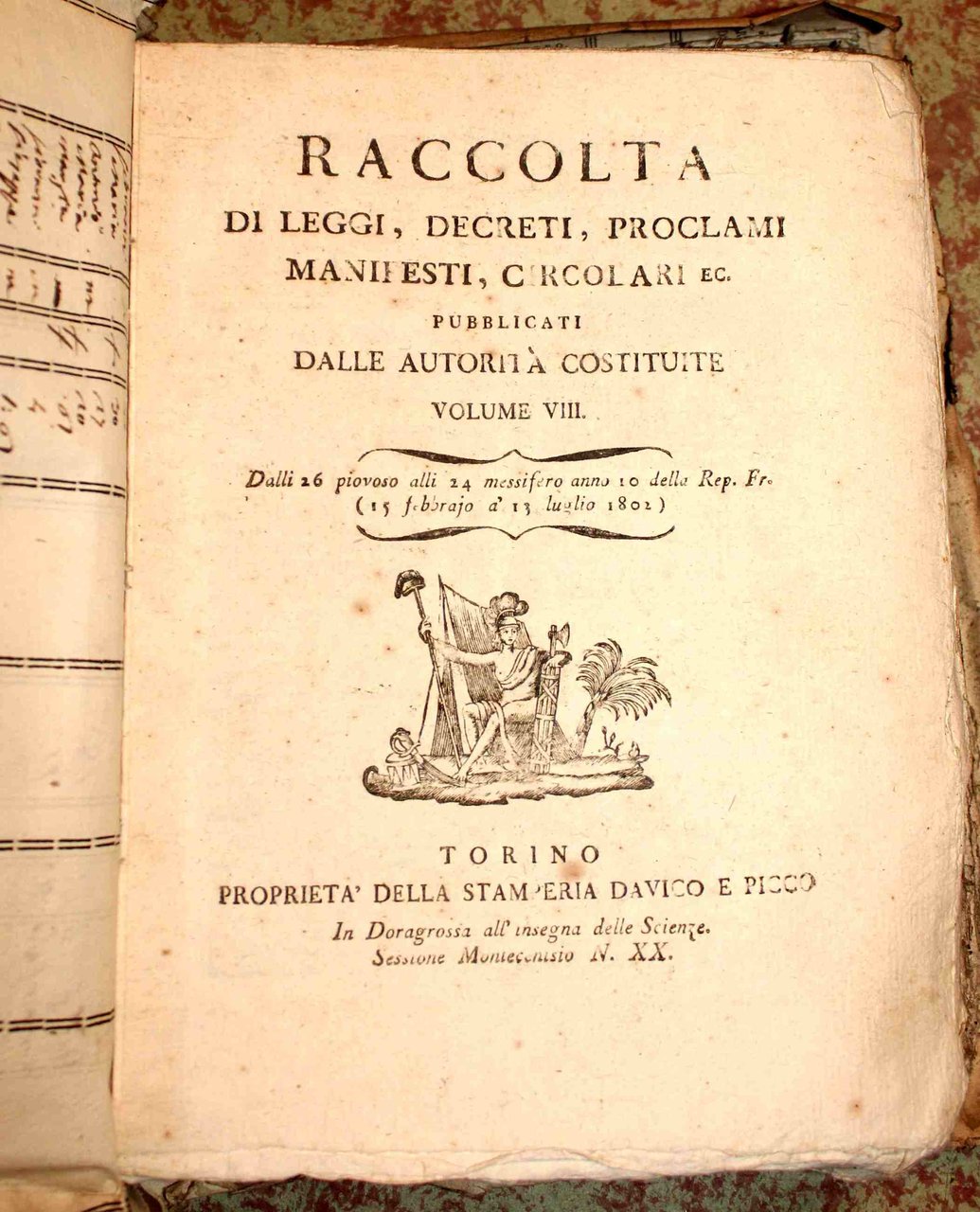 Raccolta di leggi, decreti, proclami, manifesti ec. Pubblicati dalle autorità …