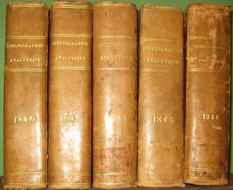 Revue de bibliographie analytique 1844 ou Compte-rendu des ouvrages scientifiques …