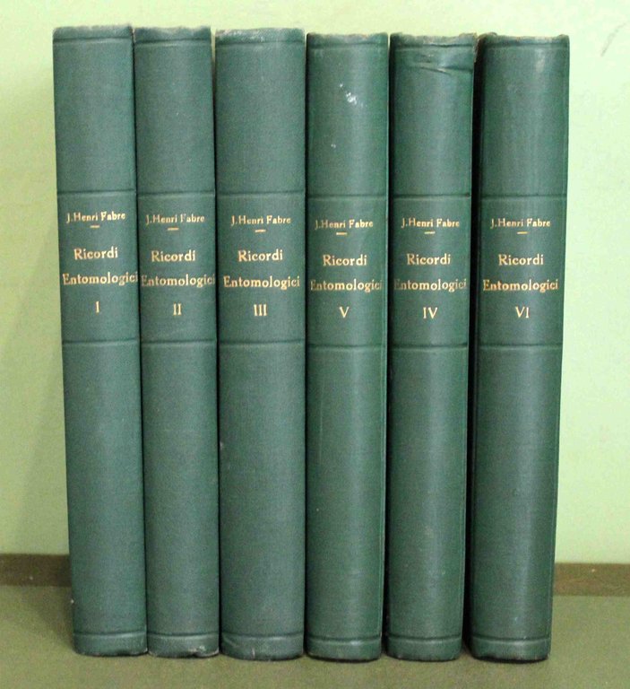 Ricordi entomologici. Studi sull'istinto e i costumi degli insetti. Serie …