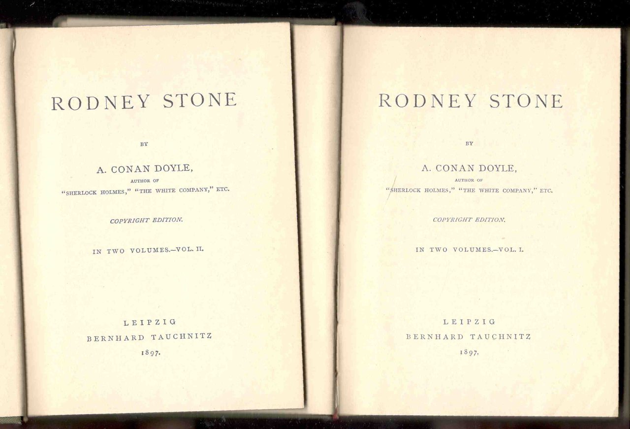 Rodney Stone. In two volumes