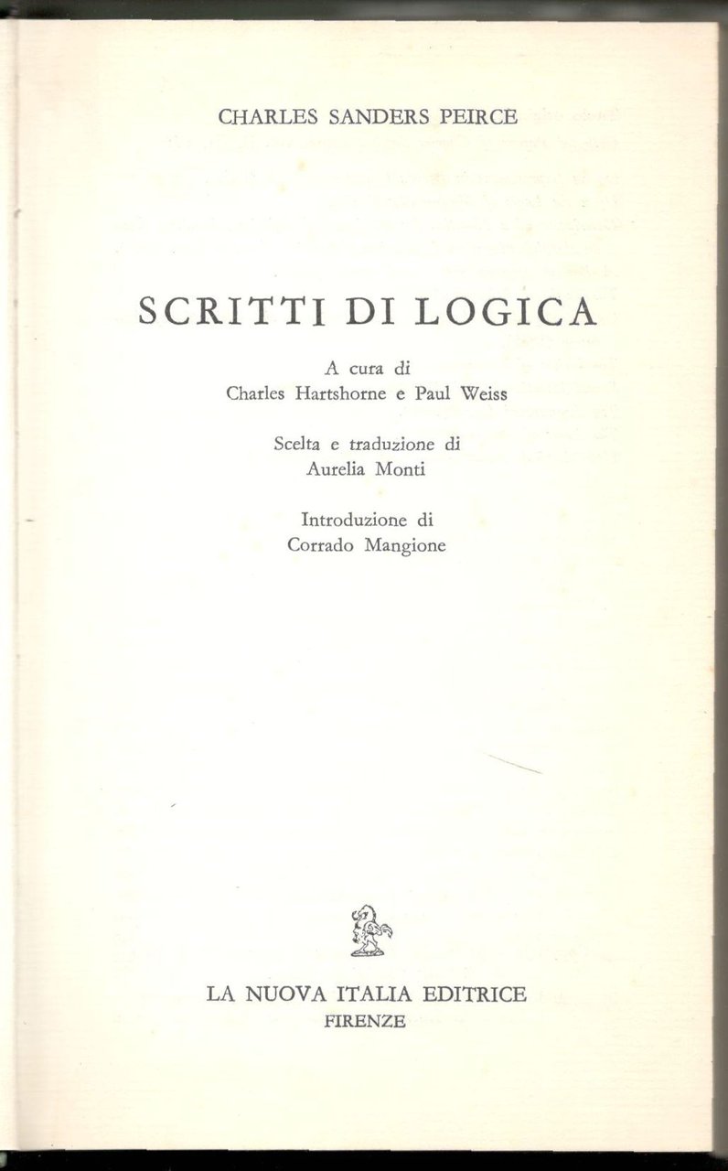 Scritti di logica