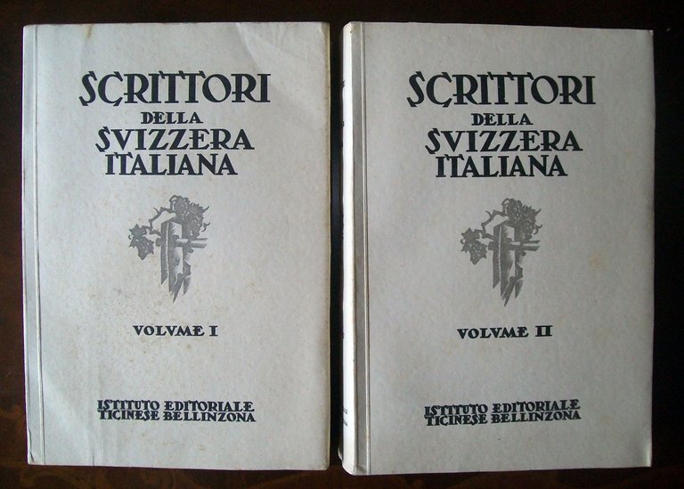 SCRITTORI DELLA SVIZZERA ITALIANA Studi critici e brani scelti