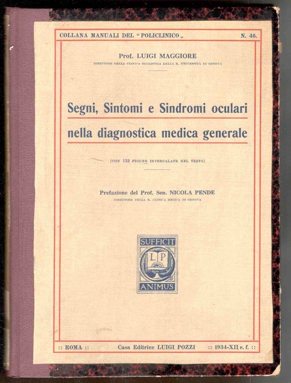 Segni, Sintomi e Sindromi oculari nella diagnostica medica generale | Immagine Gallery 2