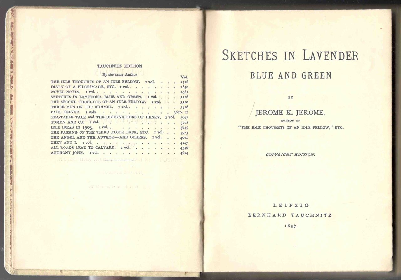 Sketches in Lavender, Blue and Green