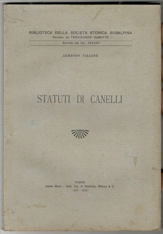 Statuti di Canelli | Immagine Gallery 2