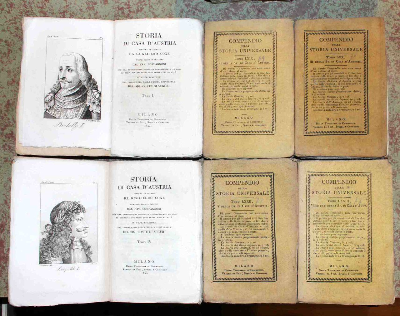 Storia di casa d'Austria scritta in inglese compendiata in italiano …