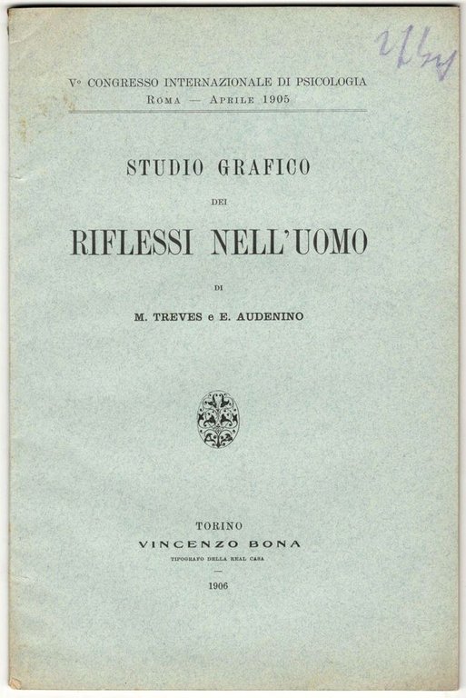 Studio grafico dei riflessi nell'uomo