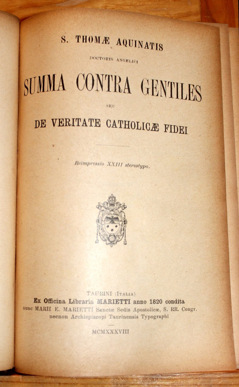 Summae contra Gentiles seu De veritate catholicae fidei