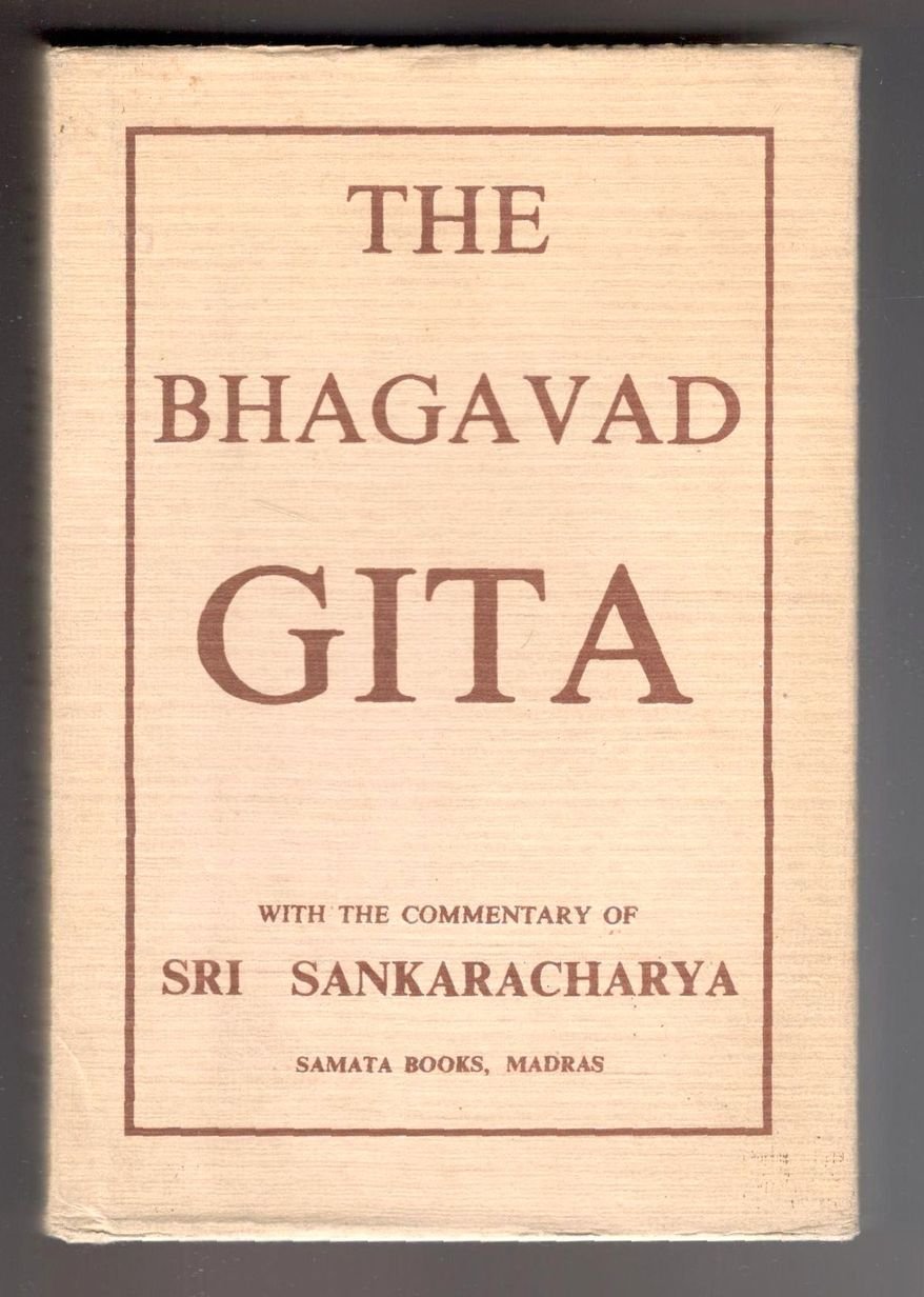The Bhagavad Gita with The Commentary of Sri Sankaracharya.