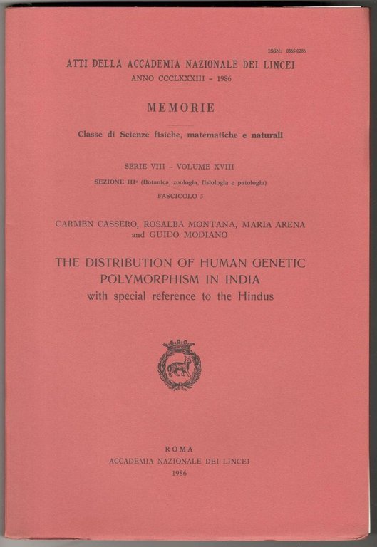 The Distribution of human genetic polymorphisms in India: with special …