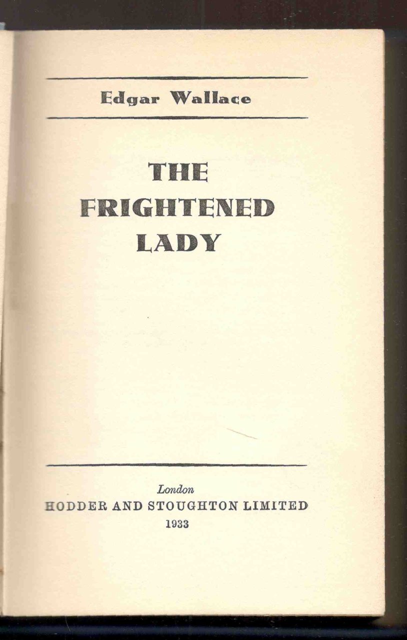 The Frightened Lady