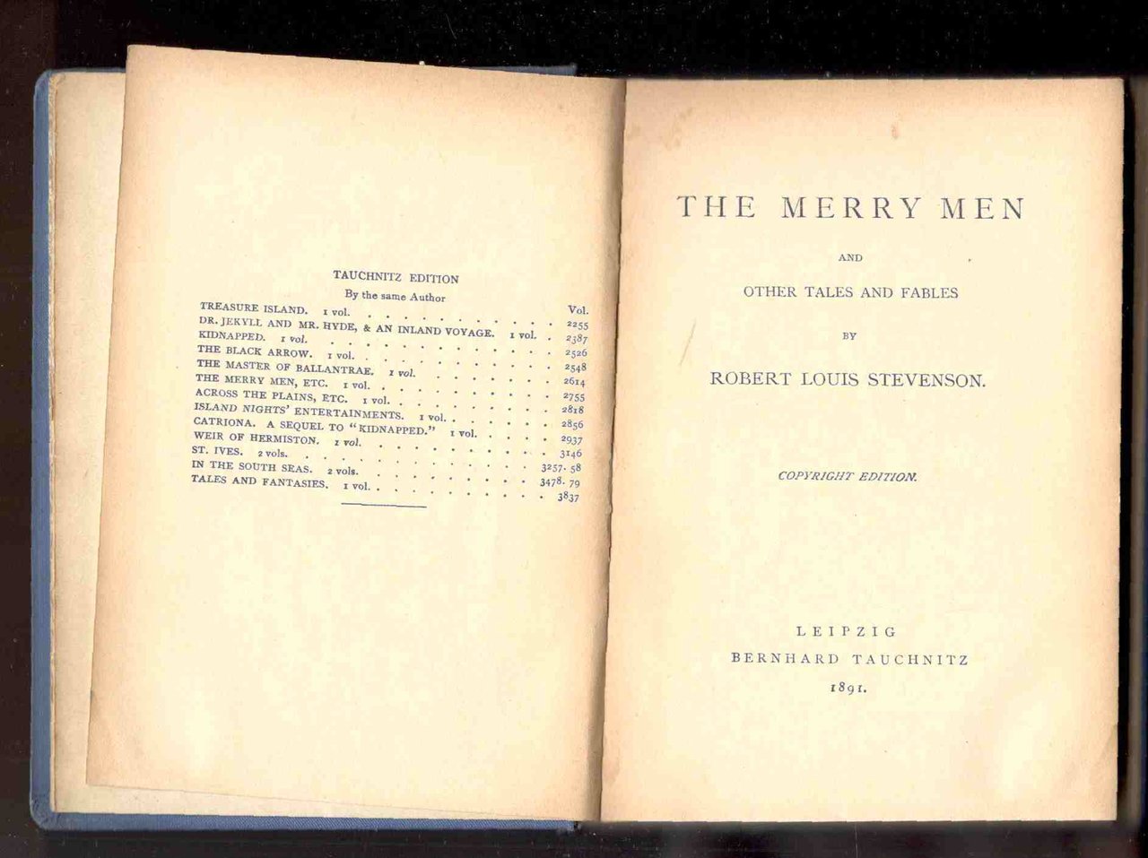 The merry men and other tales and fables