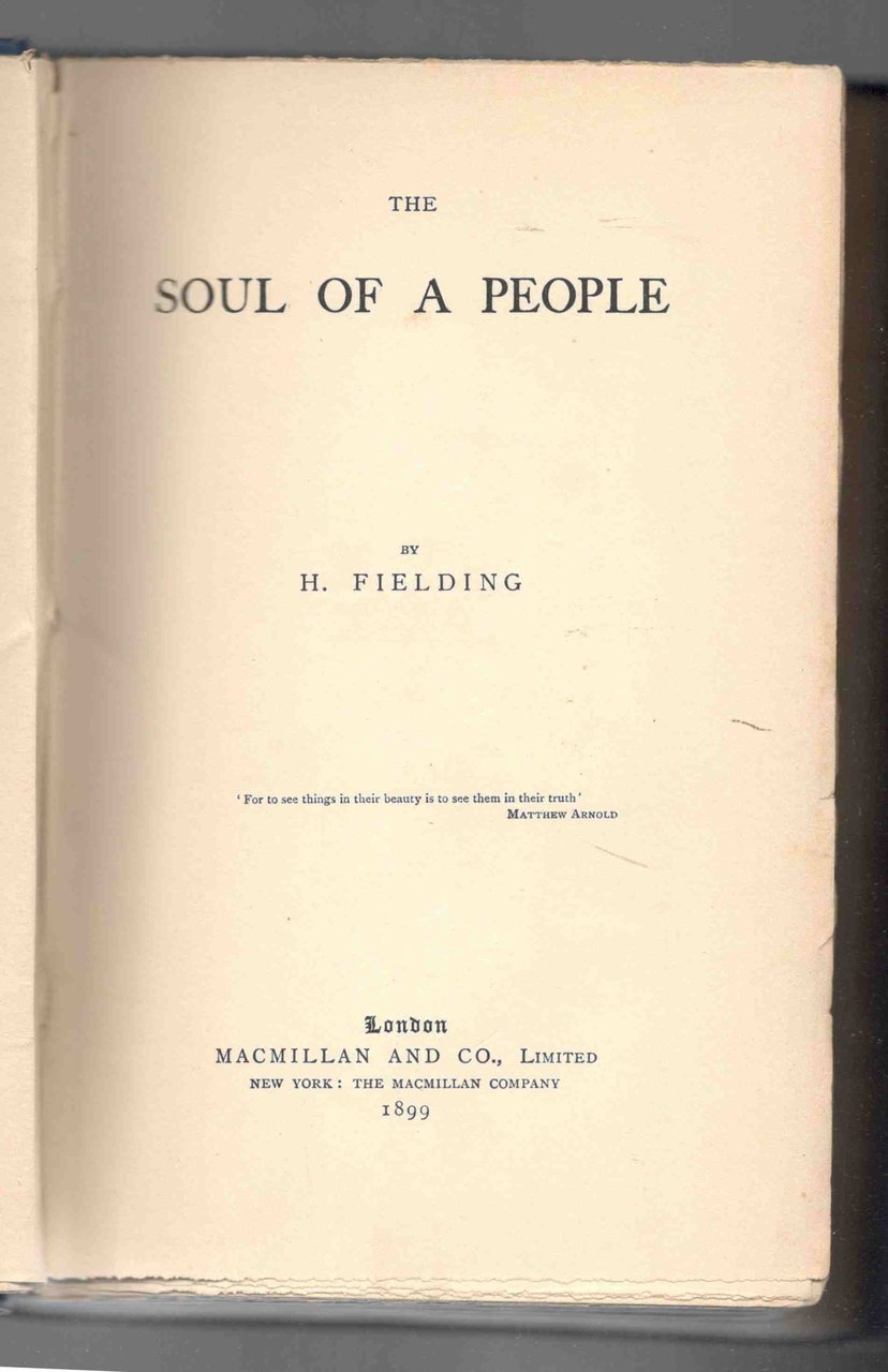 The Soul of a People | Immagine principale