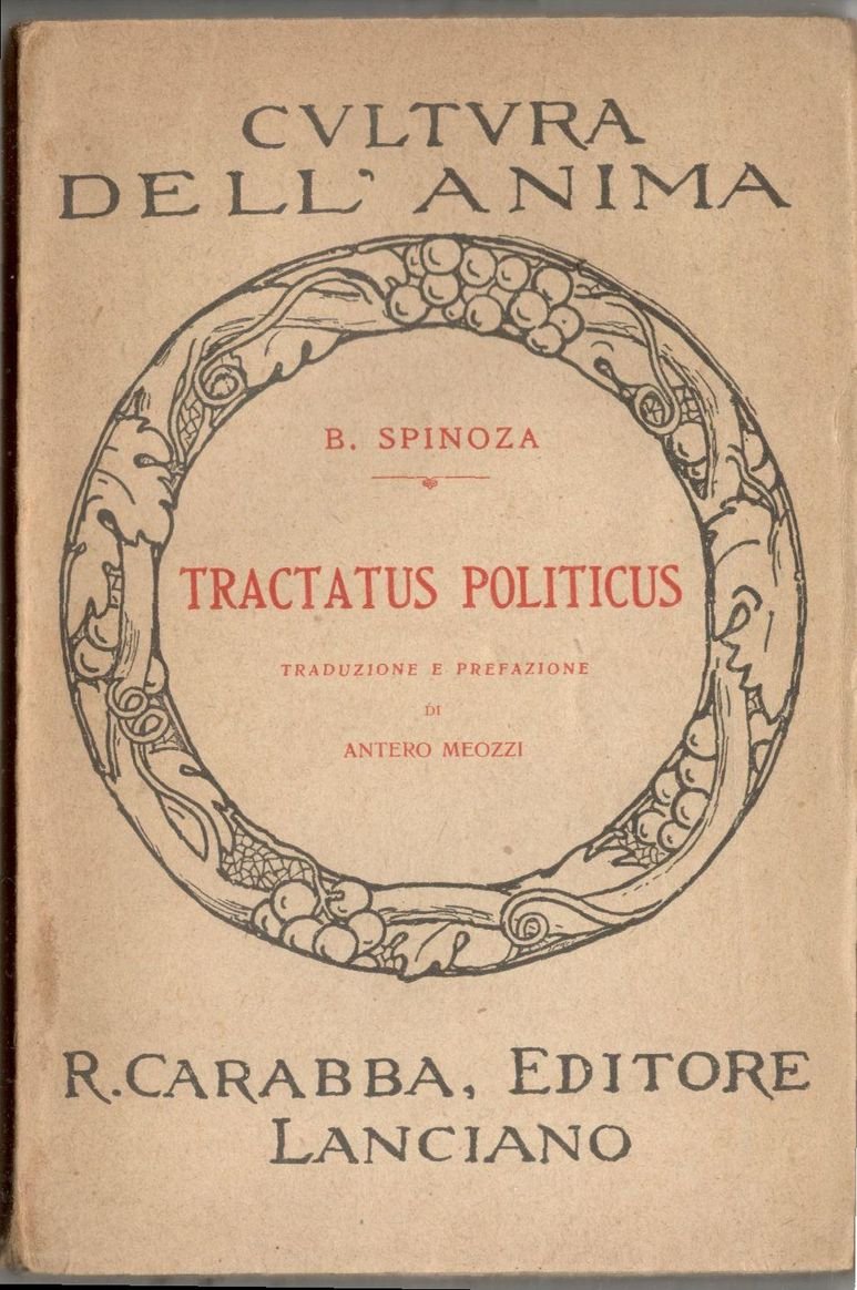 Tractatus politicus. Traduzione e prefazione di Antero Meozzi | Immagine principale
