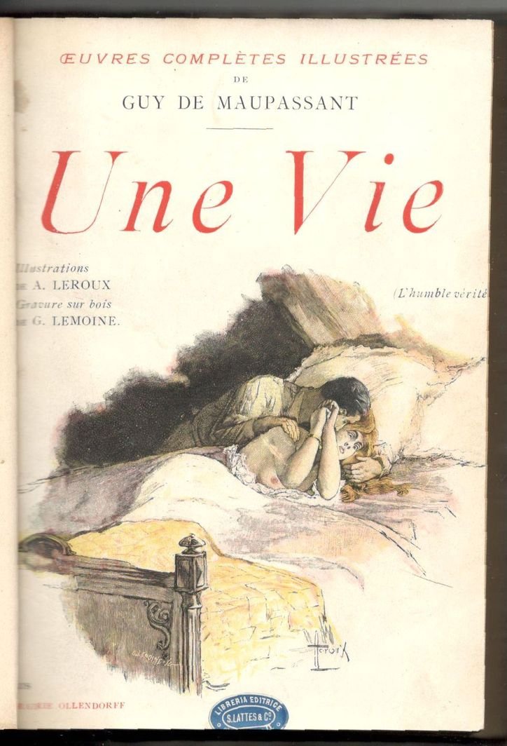 Une vie. Illustrations de A. Leroux. Gravures sur bois de …