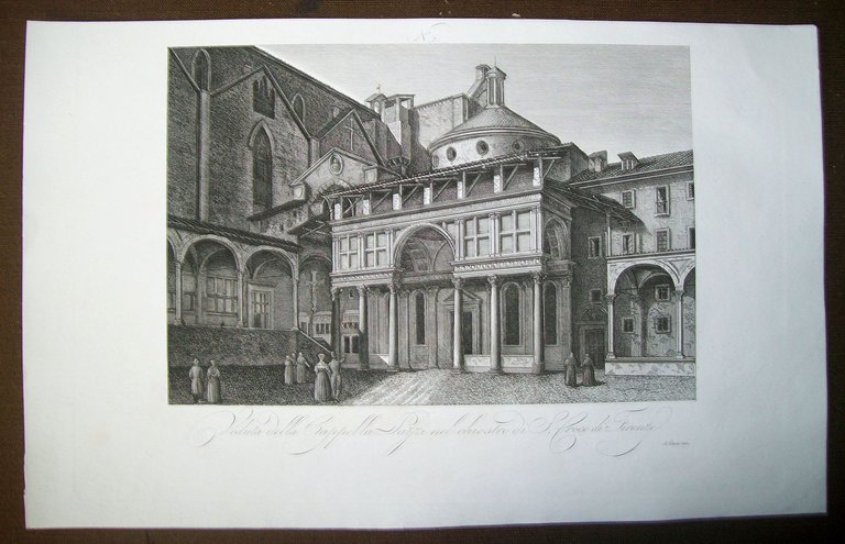 VEDUTA DELLA CAPPELLA DEI PAZZI DI FIRENZE