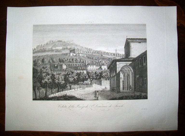 VEDUTA DELLA PIAZZA DI S. DOMENICO DI FIESOLE
