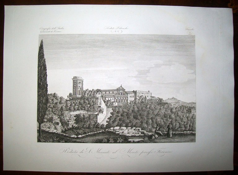 VEDUTA DI S. MINIATO AL MONTE PRESSO FIRENZE