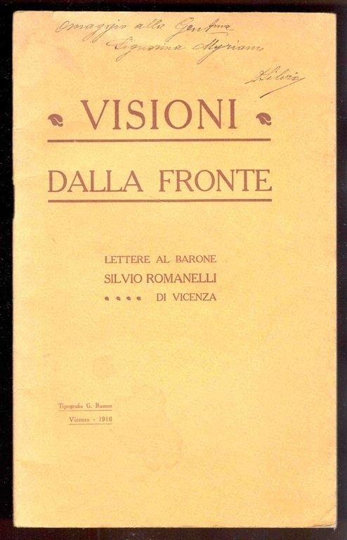 Visioni dalla fronte. Spigolate dalle lettere private del cappellano militare … | Immagine Gallery 2
