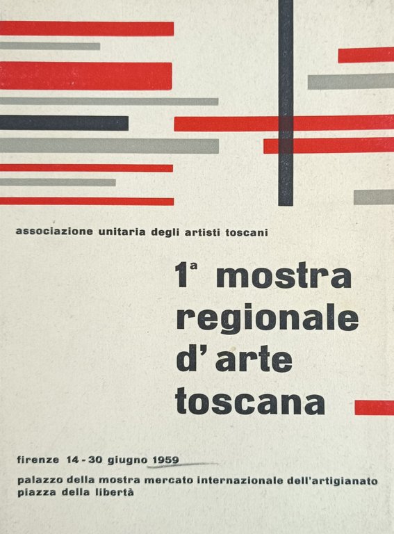 1^ MOSTRA REGIONALE D'ARTE TOSCANA