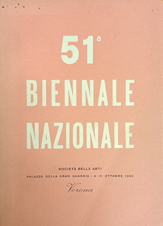 51^ BIENNALE NAZIONALE