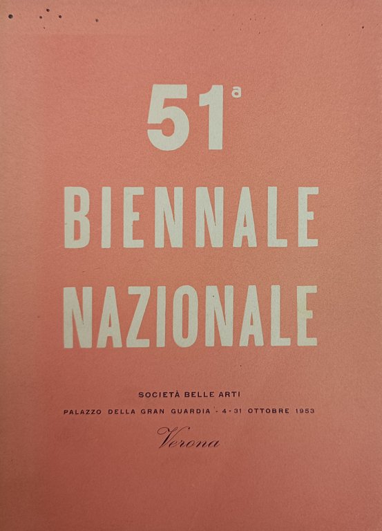 51^ BIENNALE NAZIONALE
