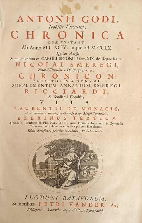 6 estratti da: THESAURUS ANTIQUITATUM ET HISTORIARUM ITALIAE