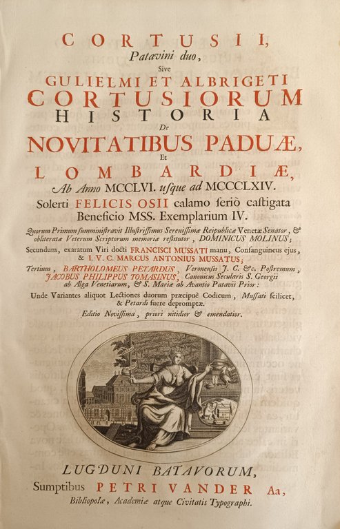 6 estratti da: THESAURUS ANTIQUITATUM ET HISTORIARUM ITALIAE