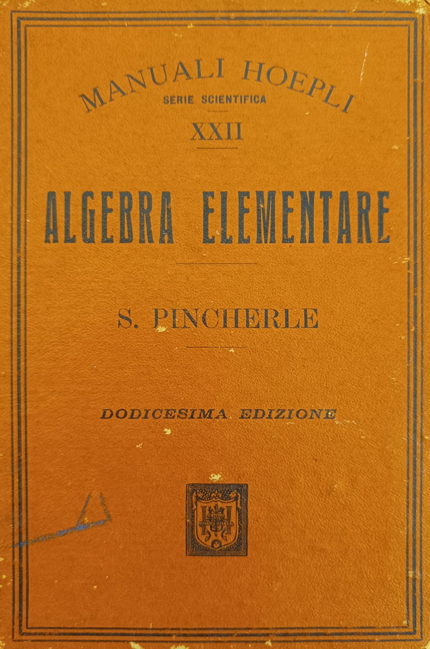 ALGEBRA ELEMENTARE | Immagine principale