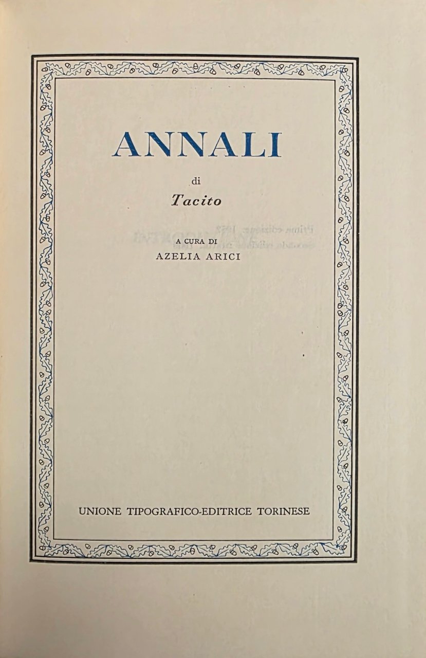 ANNALI | Immagine principale