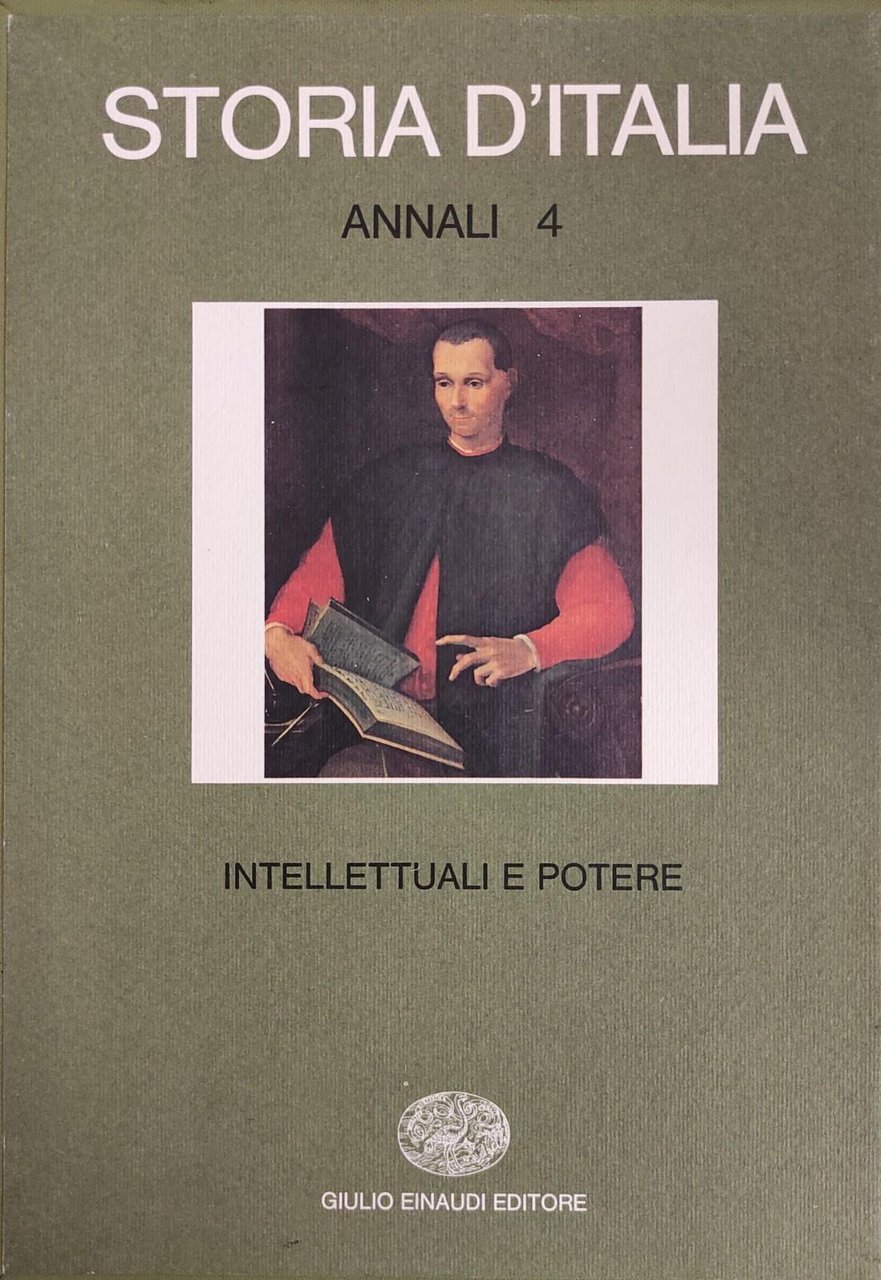 ANNALI 4 - INTELLETTUALI E POTERE