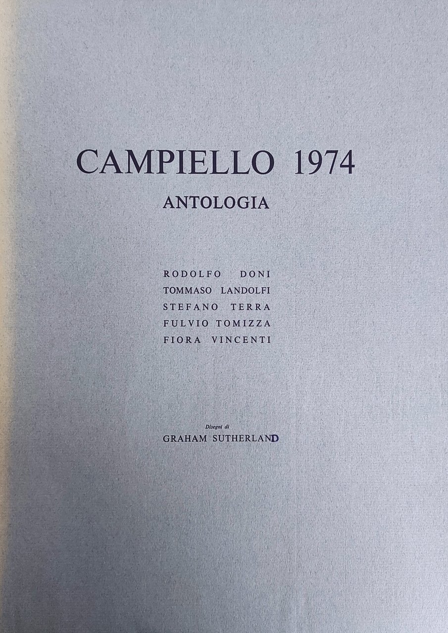 ANTOLOGIA DEL CAMPIELLO 1974