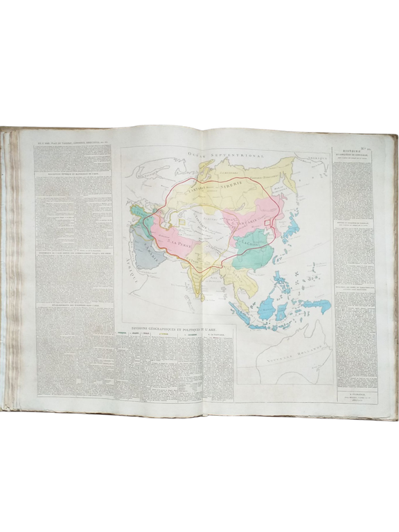 ATLAS HISTORIQUE CHRONOLOGIQUE GEOGRAPHIQUE ET GÉNÉALOGIQUE