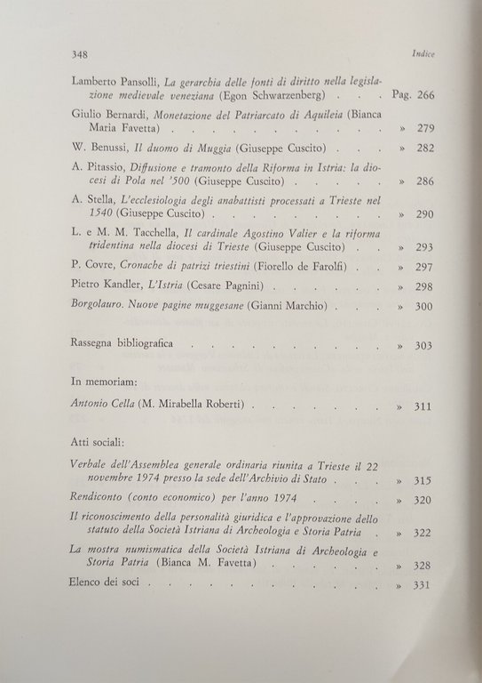 ATTI E MEMORIE DELLA SOCIETÀ ISTRIANA DI ARCHEOLOGIA E STORIA …