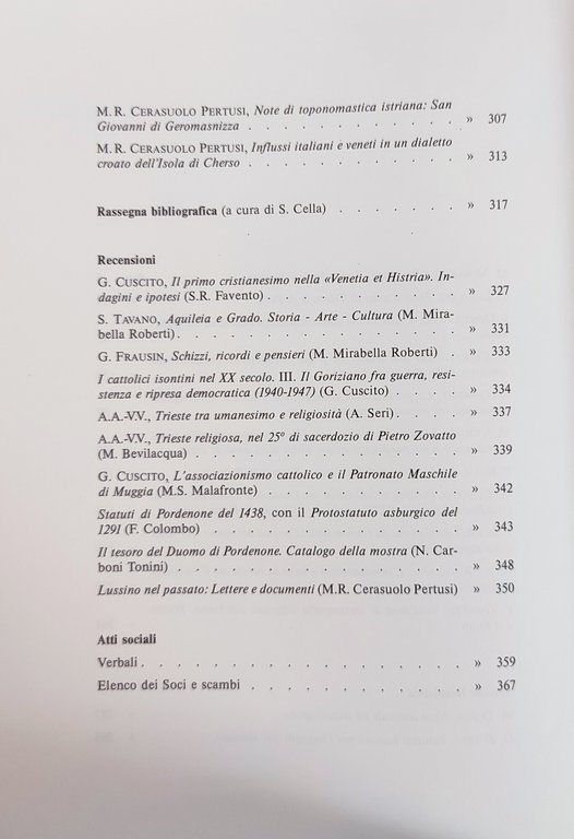 ATTI E MEMORIE DELLA SOCIETÀ ISTRIANA DI ARCHEOLOGIA E STORIA …