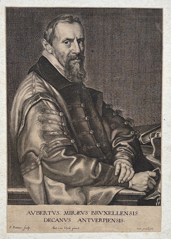 AUBERTUS MIRAEUS BRUXELLENSIS, DECANUS ANTUERPIENSIS