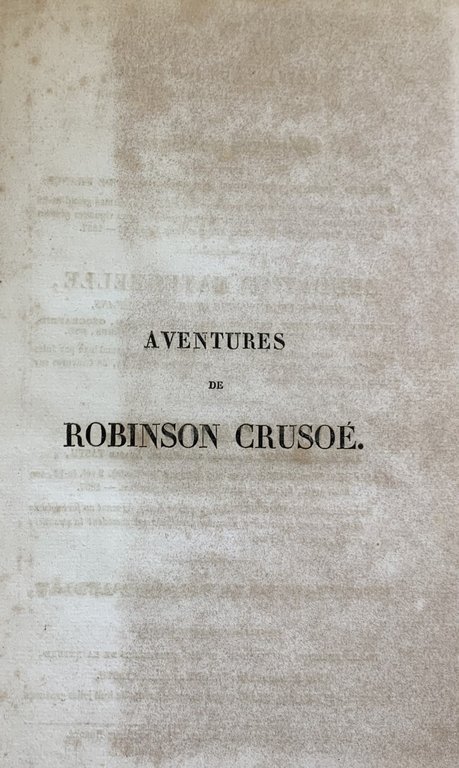 AVENTURES DE ROBINSON CRUSOE