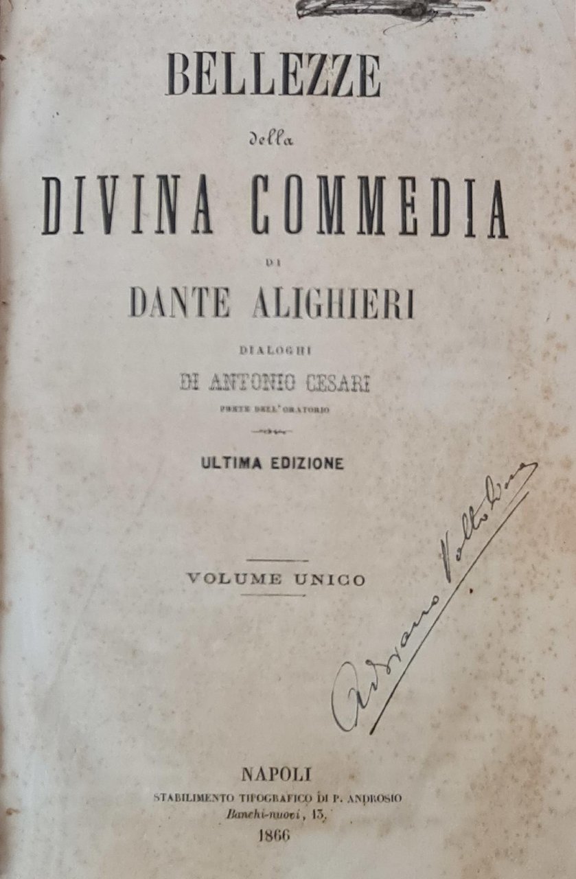 BELLEZZE DELLA DIVINA COMMEDIA DI DANTE ALIGHIERI