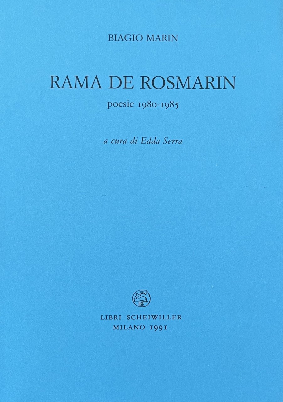 RAMA DE ROSMARIN POESIE 1980-85